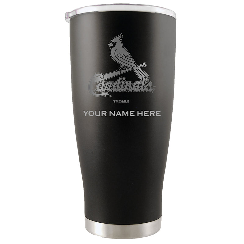 20oz Black Personalized Stainless Steel Tumbler  | St. Louis Cardinals
CurrentProduct, Custom Drinkware, Drinkware_category_All, engraving, Gift Ideas, MLB, Personalization, Personalized Drinkware, Personalized_Personalized, SLC, St Louis Cardinals
The Memory Company