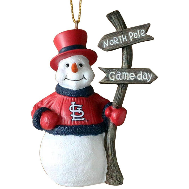 Snowman w/ Sign Ornament SL Cardinals
MLB, OldProduct, SLC, St Louis Cardinals
The Memory Company