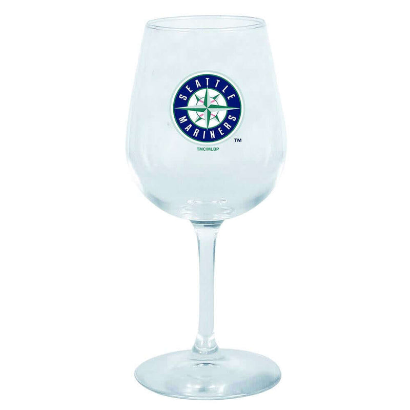 12.75oz Stem Dec Wine Glass | Seattle Mariners Holiday_category_All, MLB, OldProduct, Seattle Mariners, SMA 888966057173 $12