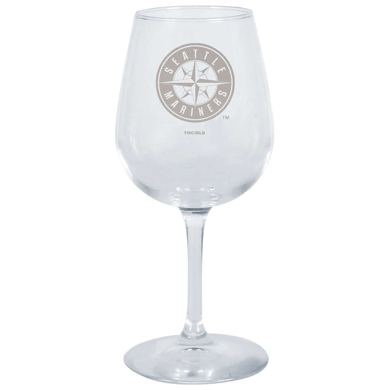12.75oz Stemmed Wine Glass | Seattle Mariners CurrentProduct, Drinkware_category_All, MLB, Seattle Mariners, SMA 194207629611 $13.99