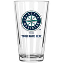17oz Personalized Pint Glass | Seattle Mariners