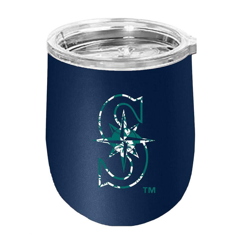 12oz PC Stainless Steel Stemless Tumbler | Seattle Mariners Drinkware_category_All, MLB, OldProduct, Seattle Mariners, SMA 888966597877 $19.5