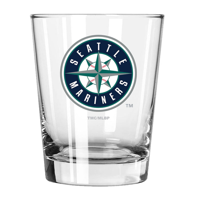 15oz Glass Tumbler | Seattle Mariners CurrentProduct, Drinkware_category_All, MLB, Seattle Mariners, SMA 888966937857 $11