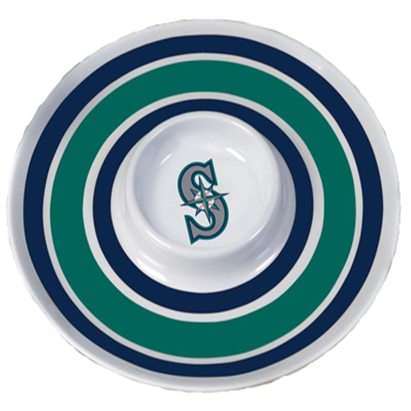 14 Inch Melamine Chip and Dip | Seattle Mariners MLB, OldProduct, Seattle Mariners, SMA 687746447995 $16