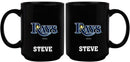 15oz Black Personalized Ceramic Mug  | Tampa Bay Devils CurrentProduct, Drinkware_category_All, Engraved, MLB, Personalized_Personalized, Tampa Bay Rays, TBD 194207502396 $21.86