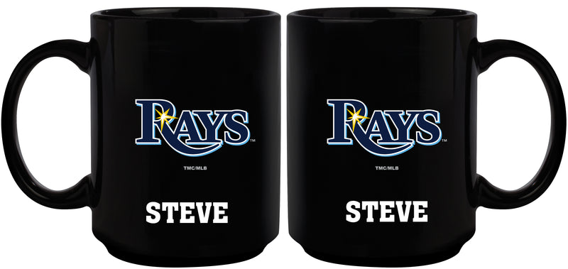 15oz Black Personalized Ceramic Mug  | Tampa Bay Devils CurrentProduct, Drinkware_category_All, Engraved, MLB, Personalized_Personalized, Tampa Bay Rays, TBD 194207502396 $21.86