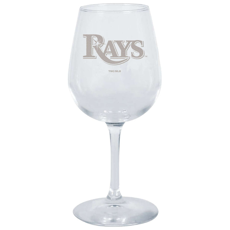 12.75oz Stemmed Wine Glass | Tampa Bay Rays CurrentProduct, Drinkware_category_All, MLB, Tampa Bay Rays, TBD 194207629628 $13.99