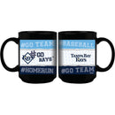 15oz Black Hashtag Mug | Tampa Bay Devils MLB, OldProduct, Tampa Bay Rays, TBD 888966256972 $13