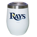 12oz White Stainless Steel Stemless Tumbler | Tampa Bay Rays CurrentProduct, Drinkware_category_All, MLB, Tampa Bay Rays, TBD 194207625217 $27.49