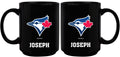 15oz Black Personalized Ceramic Mug | Toronto Blue Jays CurrentProduct, Drinkware_category_All, Engraved, MLB, Personalized_Personalized, TBJ, Toronto Blue Jays 194207502402 $21.86
