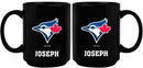 15oz Black Personalized Ceramic Mug | Toronto Blue Jays CurrentProduct, Drinkware_category_All, Engraved, MLB, Personalized_Personalized, TBJ, Toronto Blue Jays 194207502402 $21.86