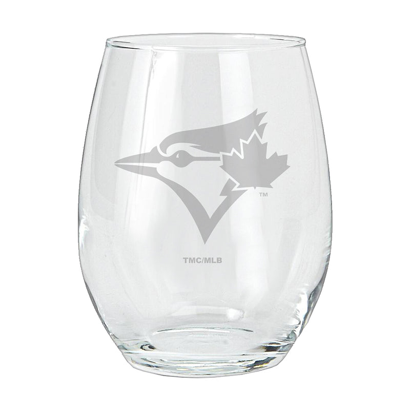 15oz Etched Stemless Tumbler | Toronto Blue Jays CurrentProduct, Drinkware_category_All, MLB, TBJ, Toronto Blue Jays 194207265772 $12.49