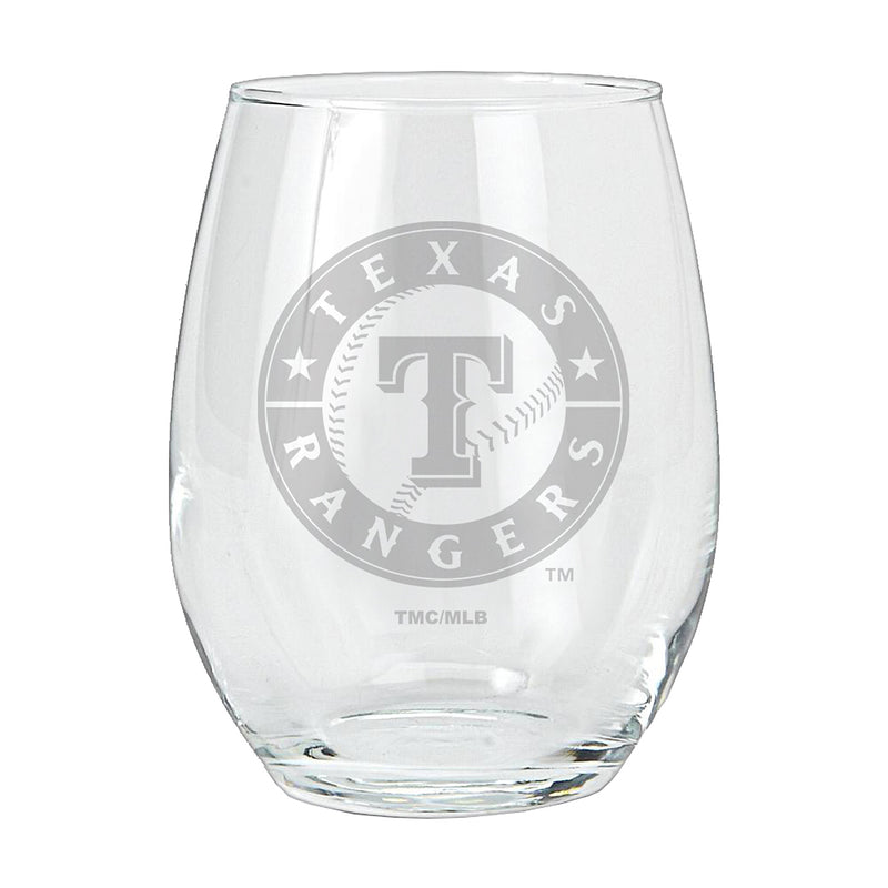 15oz Etched Stemless Tumbler | Texas Rangers CurrentProduct, Drinkware_category_All, MLB, Texas Rangers, TRA 194207265789 $12.49