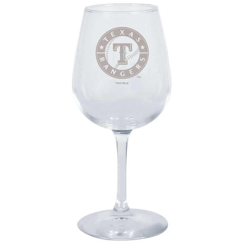 12.75oz Stemmed Wine Glass | Texas Rangers CurrentProduct, Drinkware_category_All, MLB, Texas Rangers, TRA 194207629642 $13.99