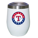 12oz White Stainless Steel Stemless Tumbler | Texas Rangers CurrentProduct, Drinkware_category_All, MLB, Texas Rangers, TRA 194207625231 $27.49