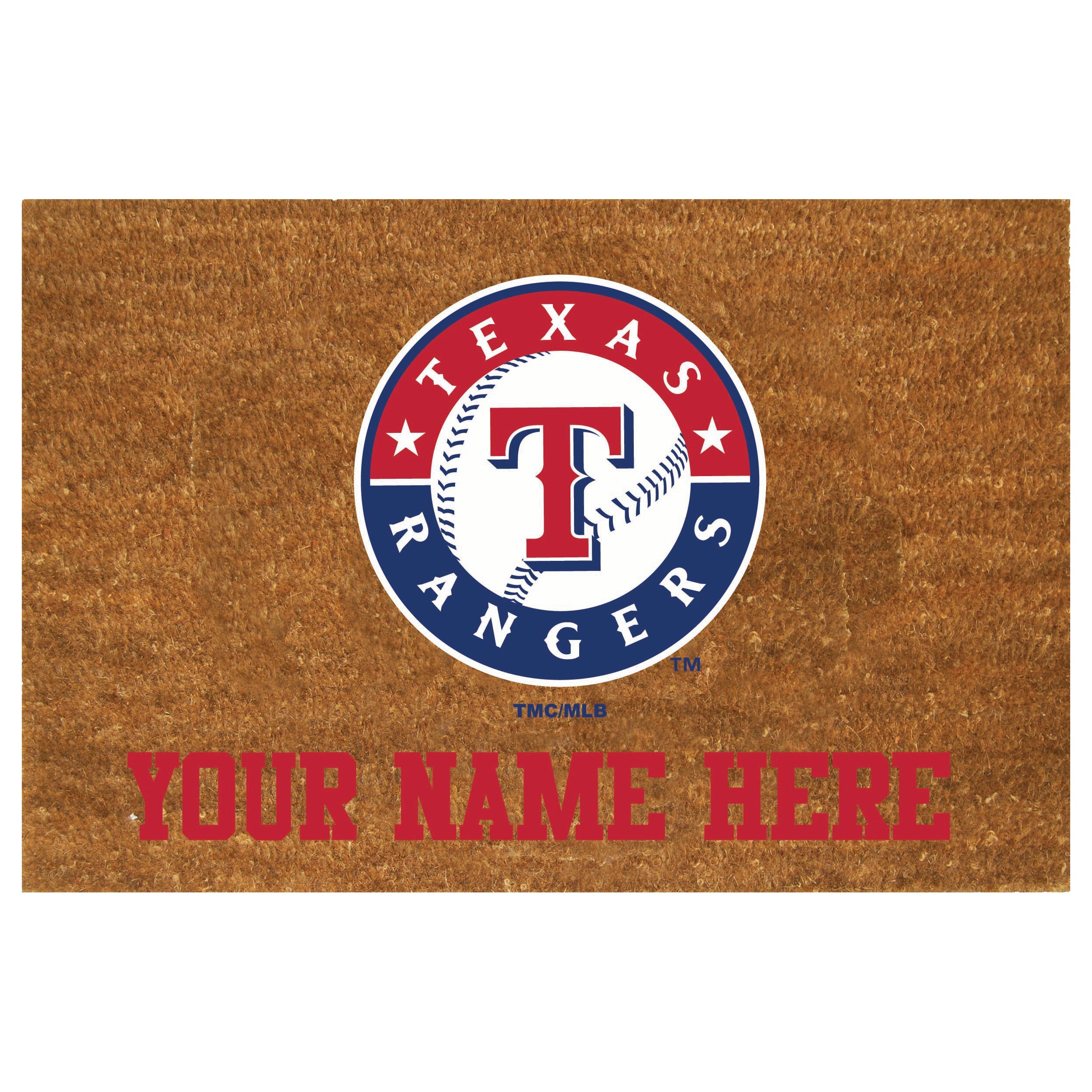 Personalized Doormat | Texas Rangers