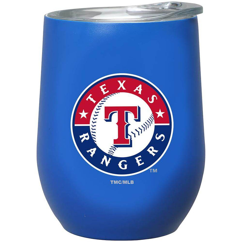 12oz Matte Stainless Steel Stemless Tumbler | Rangers CurrentProduct, Drinkware_category_All, MLB, Texas Rangers, TRA 194207377260 $32.99