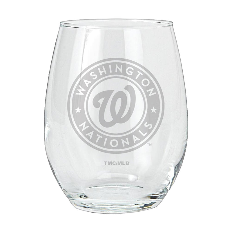 15oz Etched Stemless Tumbler | Washington Nationals CurrentProduct, Drinkware_category_All, MLB, Washington Nationals, WNA 194207265796 $12.49
