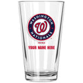 17oz Personalized Pint Glass | Washington Nationals