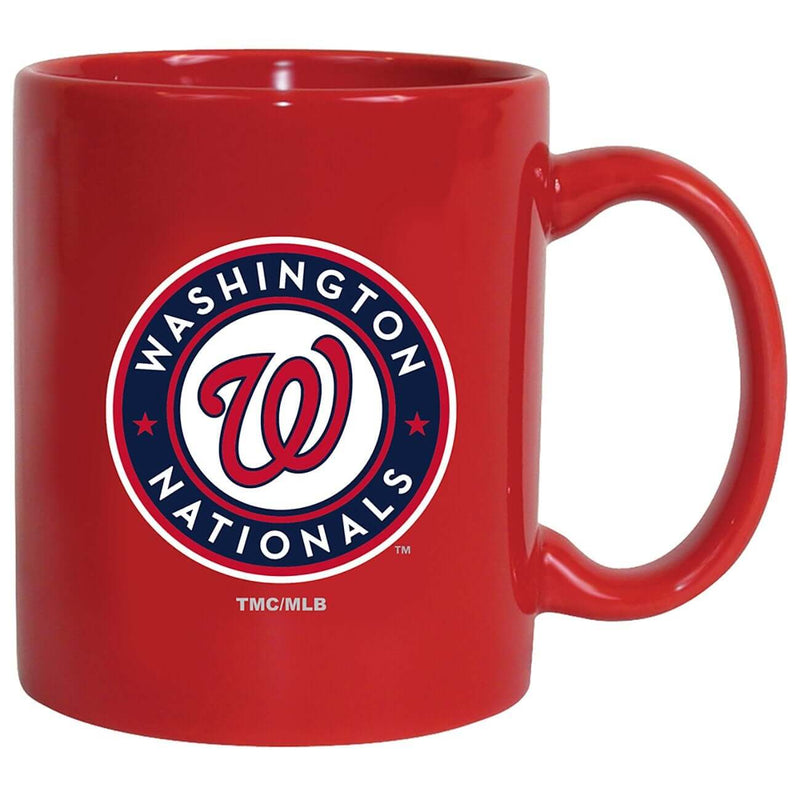 11oz Colored Ceramic Mug | Washington Nationals MLB, OldProduct, Washington Nationals, WNA 888966843165 $10