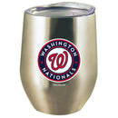 12oz Stainless Steel Stemless Tumbler w/Lid | Washington Nationals CurrentProduct, Drinkware_category_All, MLB, Washington Nationals, WNA 888966599642 $21.99