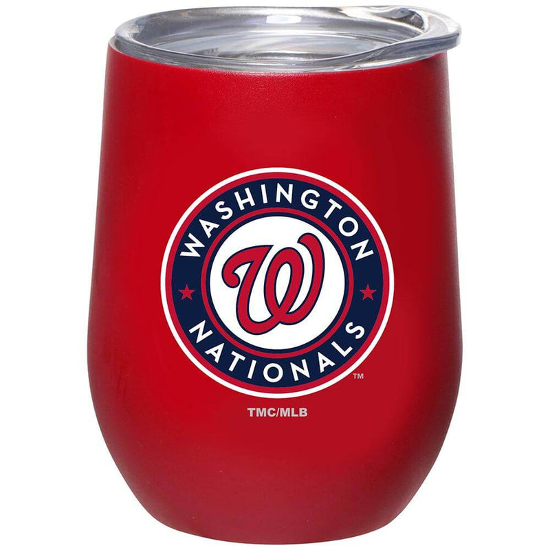 12oz Matte Stainless Steel Stemless Tumbler | Nationals CurrentProduct, Drinkware_category_All, MLB, Washington Nationals, WNA 194207377277 $32.99