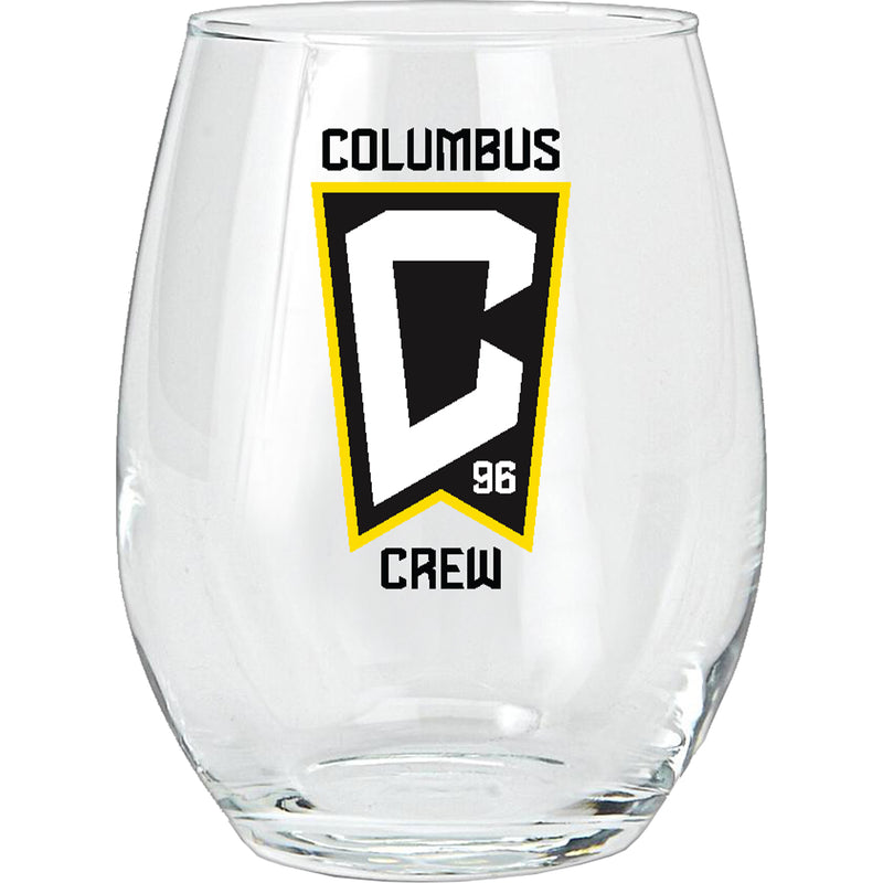 15oz Stemless Glass Tumbler | Columbus Crew