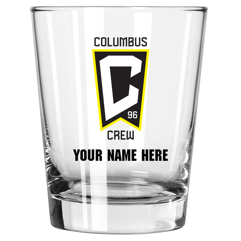 15oz Personalized Stemless Glass | Columbus Crew
