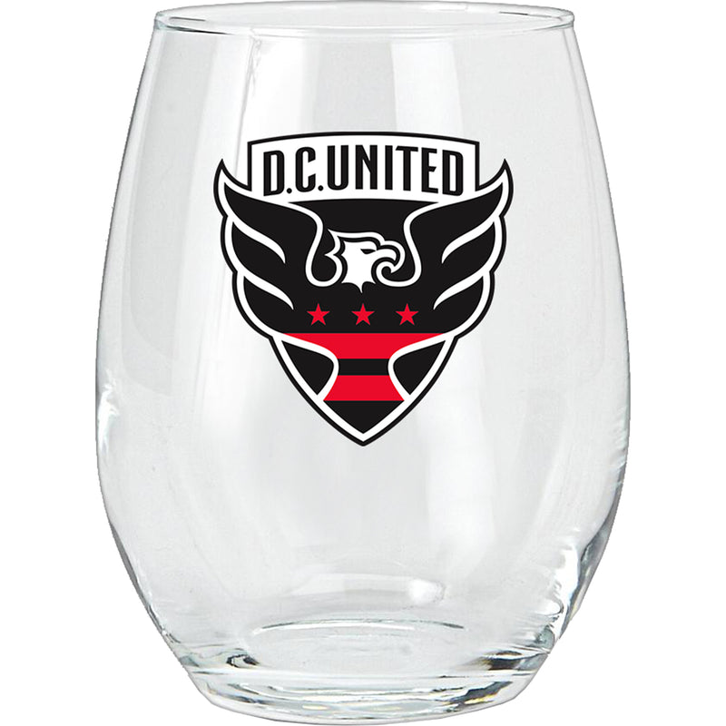 15oz Stemless Glass Tumbler | DC United