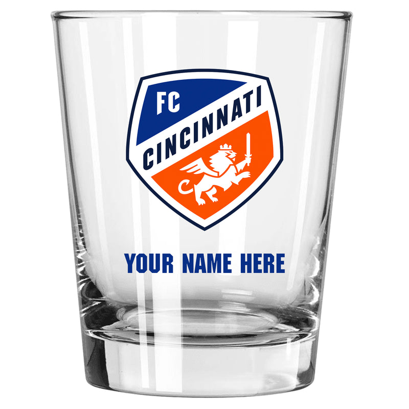 15oz Personalized Stemless Glass | FC Cincinnati