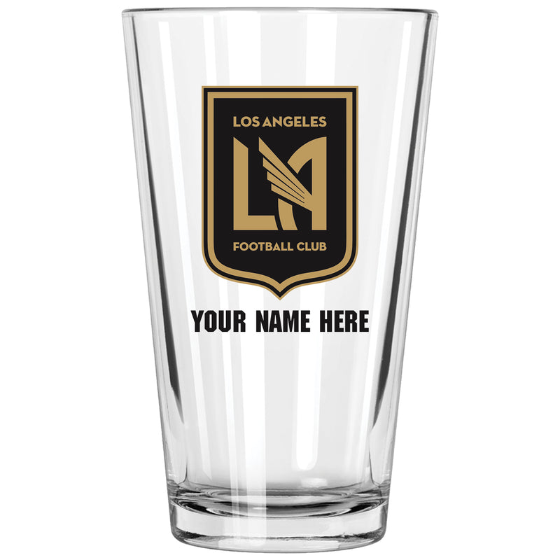 17oz Personalized Pint Glass | Los Angeles FC