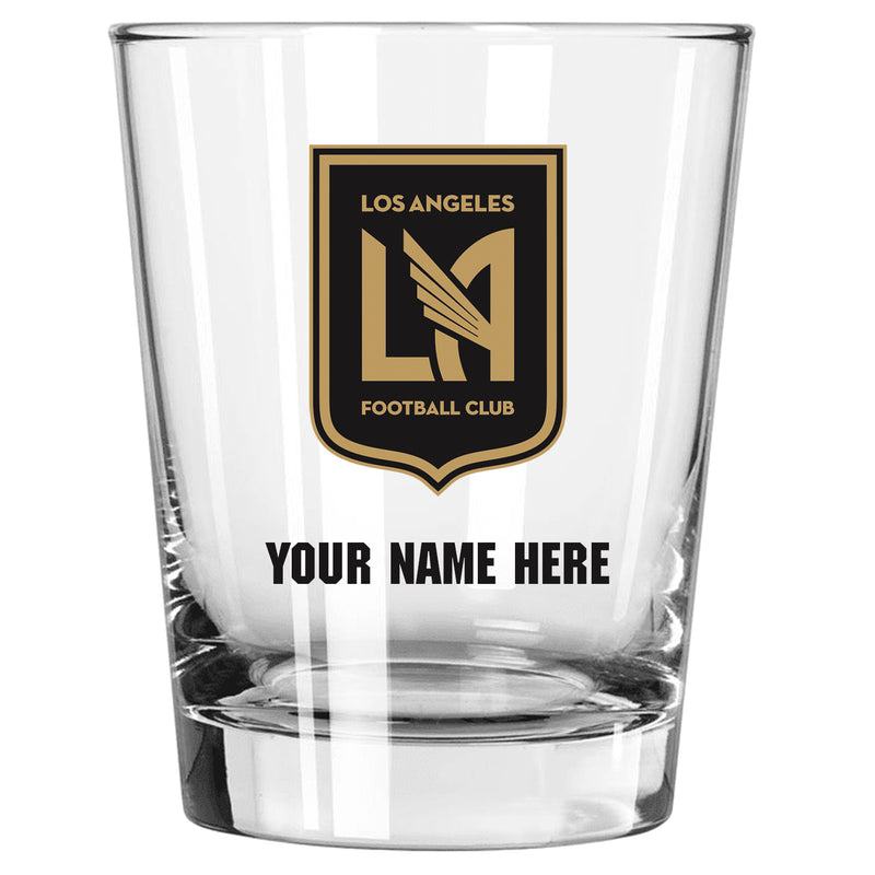 15oz Personalized Double Old Fashion Glass | Los Angeles FC