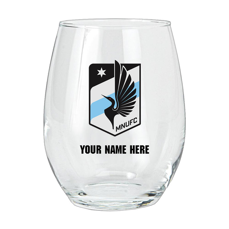 15oz Personalized Stemless Glass | Minnesota United