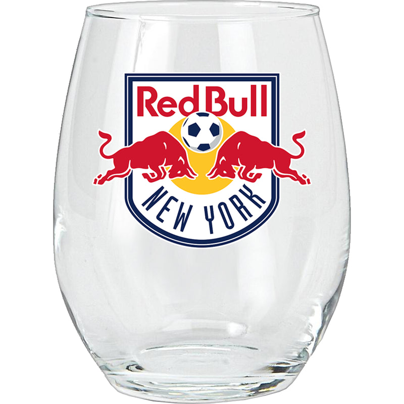 15oz Stemless Glass Tumbler | New York Red Bull