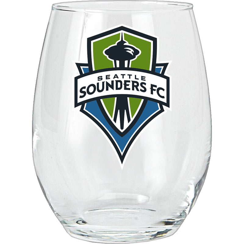 15oz Stemless Glass Tumbler | Seattle Sounders