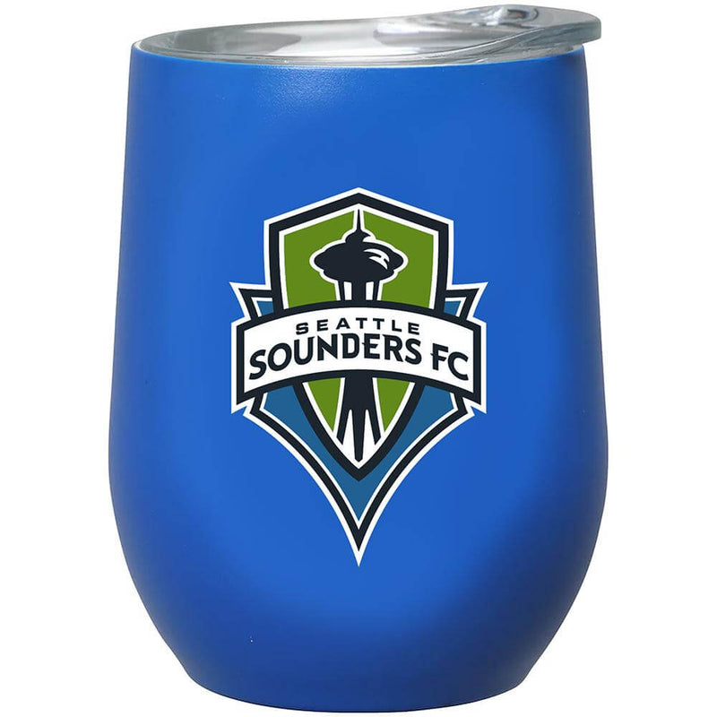 12oz Matte Stainless Steel Stemless Tumbler | Seattle Sounders FC CurrentProduct, Drinkware_category_All, MLS, Seattle Sounders, SSO 194207377482 $32.99