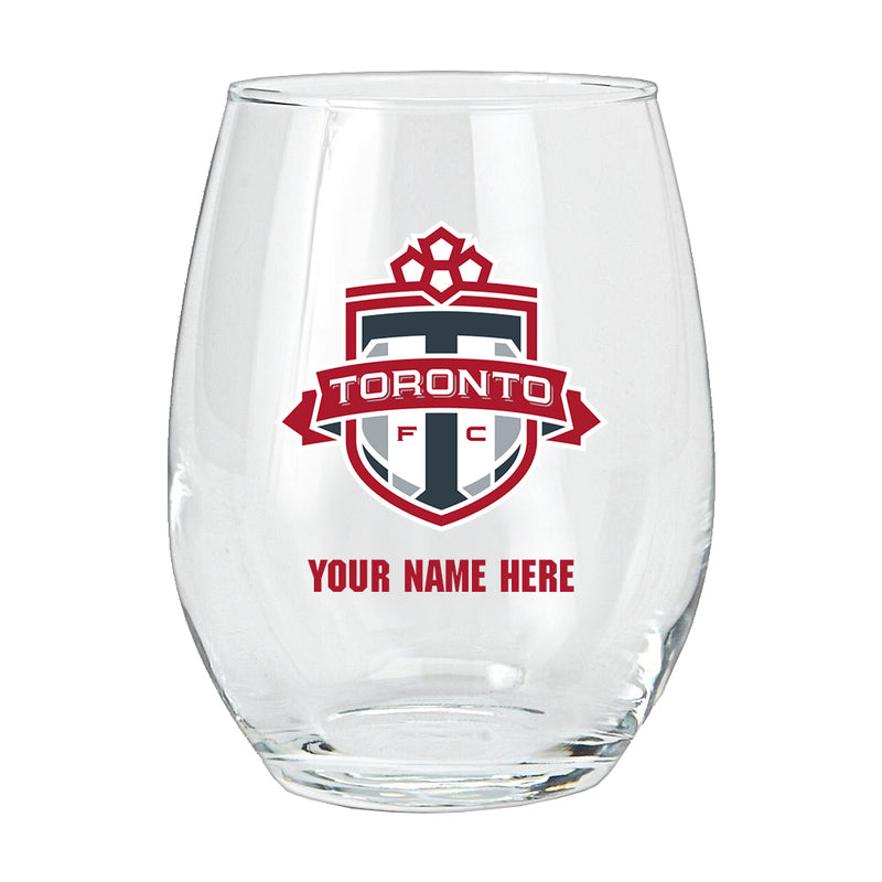 15oz Personalized Stemless Glass | Toronto FC