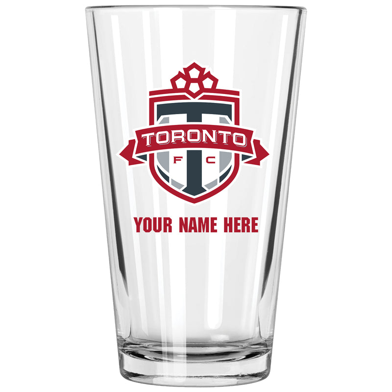 17oz Personalized Pint Glass | Toronto FC