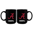 15oz Black Personalized Ceramic Mug | Alabama Crimson Tide