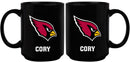 15oz Black Personalized Ceramic Mug | Arizona Cardinals ACA, Arizona Cardinals, CurrentProduct, Drinkware_category_All, Engraved, NFL, Personalized_Personalized 194207503508 $21.86