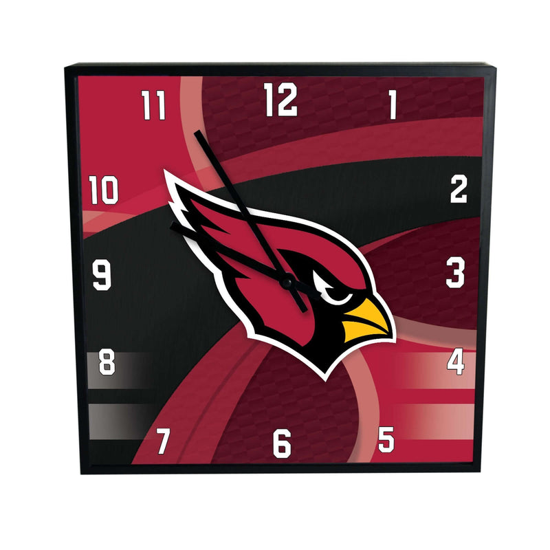 12 Inch Square Carbon Fiber Clock | Arizona Cardinals ACA, Arizona Cardinals, NFL, OldProduct 687746320977 $25