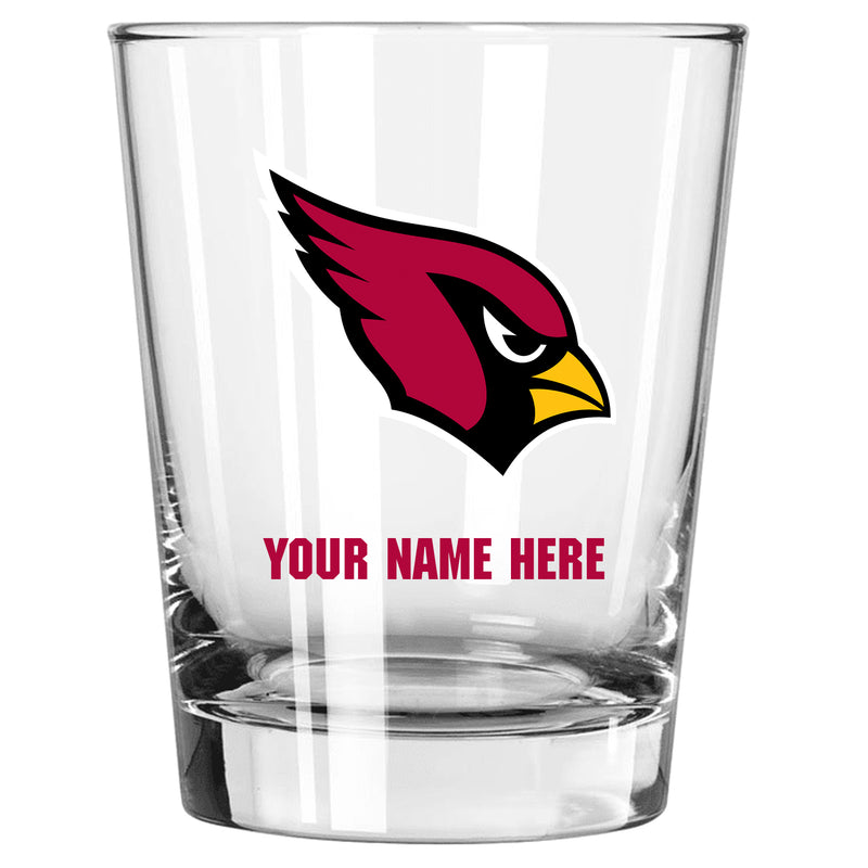 15oz Personalized Stemless Glass | Arizona Cardinals