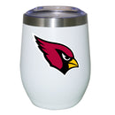 12oz White Stainless Steel Stemless Tumbler | Arizona Cardinals ACA, Arizona Cardinals, CurrentProduct, Drinkware_category_All, NFL 194207625255 $27.49