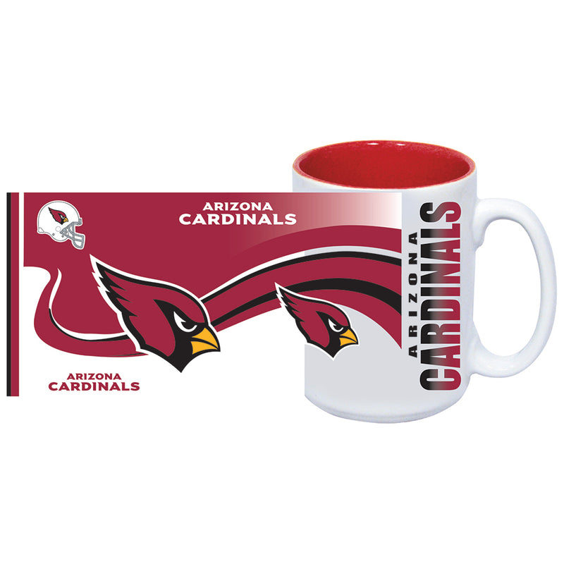 15oz Full Wrap Jumbo Mug Cardinals ACA, Arizona Cardinals, NFL, OldProduct 888966789029 $13.5