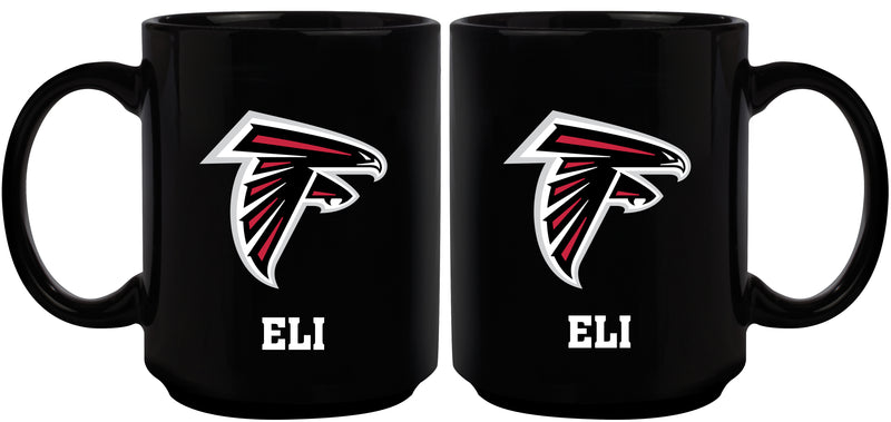 15oz Black Personalized Ceramic Mug | Atlanta Falcons AFA, Atlanta Falcons, CurrentProduct, Drinkware_category_All, Engraved, NFL, Personalized_Personalized 194207503546 $21.86