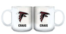 11oz White Personalized Ceramic Mug | Atlanta Falcons AFA, Atlanta Falcons, CurrentProduct, Custom Drinkware, Drinkware_category_All, Gift Ideas, NFL, Personalization, Personalized_Personalized 194207442746 $20.11