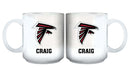 11oz White Personalized Ceramic Mug | Atlanta Falcons AFA, Atlanta Falcons, CurrentProduct, Custom Drinkware, Drinkware_category_All, Gift Ideas, NFL, Personalization, Personalized_Personalized 194207442746 $20.11