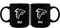 11oz Black Personalized Ceramic Mug | Atlanta Falcons AFA, Atlanta Falcons, CurrentProduct, Custom Drinkware, Drinkware_category_All, Gift Ideas, NFL, Personalization, Personalized_Personalized 194207372906 $20.11