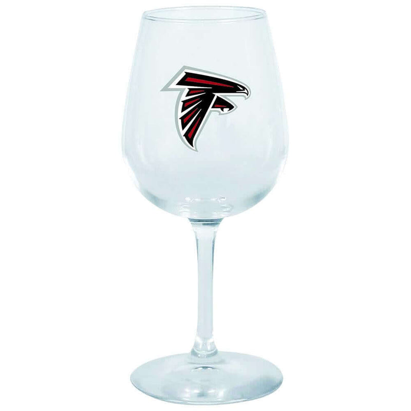 12.75oz Logo Girl Wine Glass | Atlanta Falcons AFA, Atlanta Falcons, Holiday_category_All, NFL, OldProduct 888966057234 $12.5