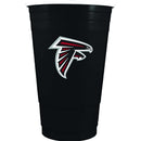 11oz Black Plastic Cup | Atlanta Falcons AFA, Atlanta Falcons, NFL, OldProduct 687746077420 $10